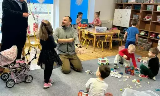 Zdjęcie do Odwiedziny Burmistrza w naszym przedszkolu