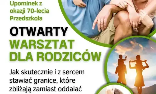 Zdjęcie do Zapraszamy Rodzic&oacute;w na warsztaty
