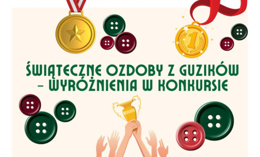 Zdjęcie do Świąteczne ozdoby z guzik&oacute;w - sukces naszych przedszkolak&oacute;w