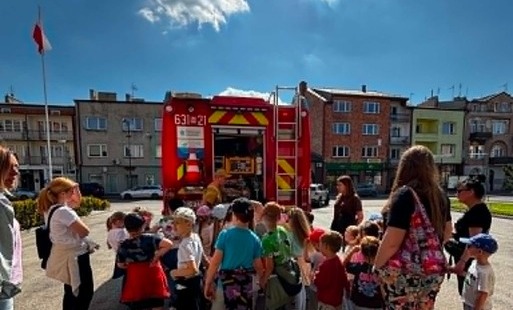 Wycieczka do Komendy Powiatowej Państwowej Straży Pożarnej w Sochaczewie
